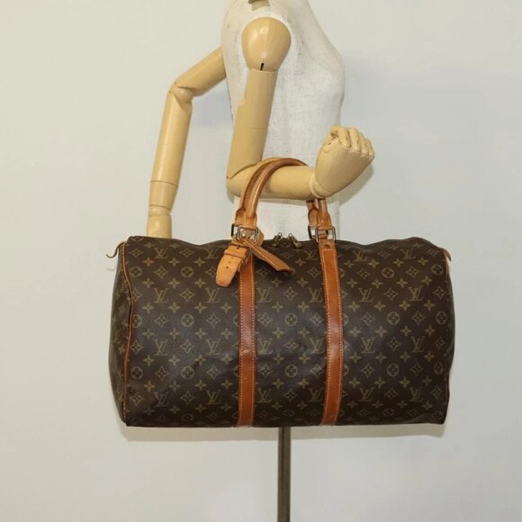 LOUIS VUITTON Monogram Keepall 50 Boston Bag - Picture 1 of 15
